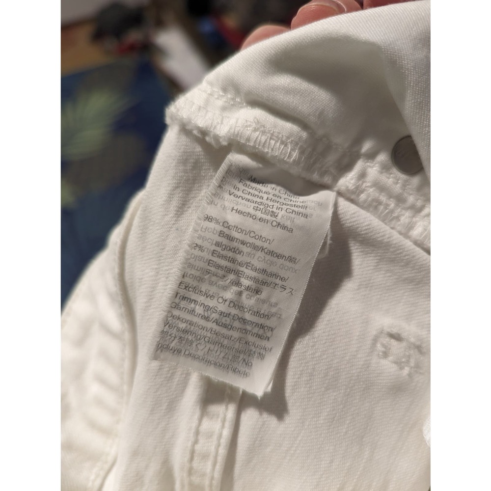 Madewell Stretch Denim Pegged Skirt in Tile White: Cutout Edition - Picture 10 of 11